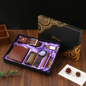 Set Regalo Aziendale Popolare: Orologio, Bracciale, Portafoglio, Cintura in Confezione Regalo Personalizzata per Regalare a <span class=keywords><strong>Papà</strong></span> per San Valentino - Product Image 4