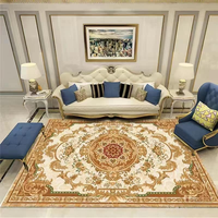 Faux Cachemire Polyester 3D Imprimé Tapis Style Turc Grand Tapis pour Salon Table Basse Tapis
