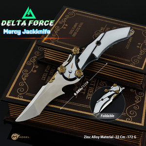 Delta Force Games Rond Competitief Breakout Veld Genade Mes Vouwmes Volledig Metalen Simulatie Zwaard Model 22Cm Boy Cadeau - Product Image 1
