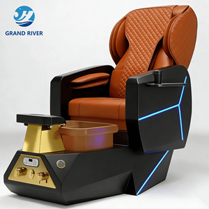 Mobili da salone di lusso moderno europeo con schienale alto piede Spa sedia trono Manicure Pedicure ChairsPopular - Product Image 5