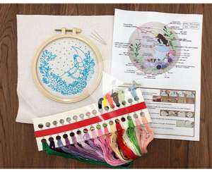 Kit de <span class=keywords><strong>broderie</strong></span> pour <span class=keywords><strong>d</strong></span>ébutants pour adultes, motifs de <span class=keywords><strong>broderie</strong></span> pour <span class=keywords><strong>la</strong></span> Saint-Valentin faciles à <span class=keywords><strong>apprendre</strong></span>, kits de point de croix pour adultes - Product Image 6