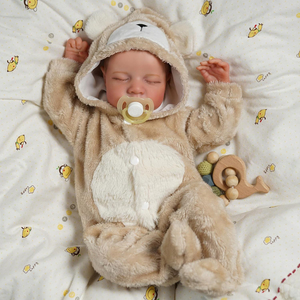 Boneka bayi perempuan vinil silikon seluruh tubuh, boneka ulang tahun anak perempuan seperti hidup realistis 50cm - Product Image 2
