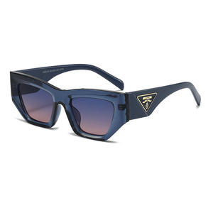 Nueva moda europea americana Tide Shade Gafas Senior Cat Eye Gafas de Sol para Mujeres Hombres Negro Fábrica al por mayor para niños - Product Image 6