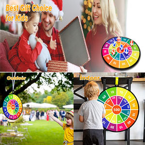 Plateau <span class=keywords><strong>de</strong></span> <span class=keywords><strong>jeu</strong></span> <span class=keywords><strong>de</strong></span> fléchettes pour enfants, avec 12 balles adhésives, Set <span class=keywords><strong>de</strong></span> plateau avec crochet, cadeau sûr et classique, pour les garçons et les filles et les adolescents, âgés <span class=keywords><strong>de</strong></span> 3 ans - Product Image 5