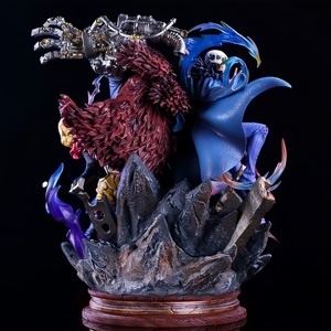 Statue de collection en PVC Premium GK avec Luffy, <span class=keywords><strong>Law</strong></span>, Kid et les 3 Capitaines – Collection exclusive pour vitrine de collectionneur senior - Product Image 4