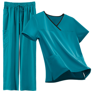 Uniformes para personal de <span class=keywords><strong>hospital</strong></span>, ropa de trabajo médica transpirable de secado rápido estirable antiarrugas para clínica - Product Image 4