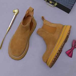 Bottes d'hiver personnalisables pour hommes 2025 en cuir véritable à bout pointu, légères pour l'été, en prévente, en cuir verni brillant - Product Image 5