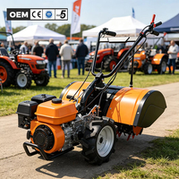 Motoculteur diesel BISON 6/8/10 CV à poussée manuelle pour usage domestique et agricole, rotavator, mini-tracteur de désherbage