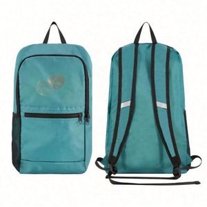 Summer Vintage Green Women's <b>Backpack</b> <b>Lightweight</b> Packable & Foldable Reflective Strip Zipper Closure for Hiking & Travel - Product Image 1