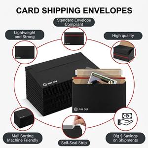 <span class=keywords><strong>Buste</strong></span> rigide JIN OU Stay-Flat per spedizioni, in cartone resistente, per carte collezionabili e porta carte con certificazione PSA. - Product Image 2