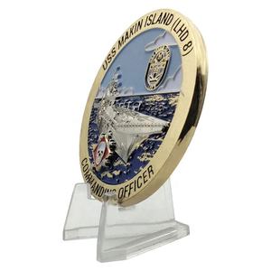 Logotipo de personalización de fábrica 3D esmalte suave <span class=keywords><strong>Barco</strong></span> <span class=keywords><strong>Pirata</strong></span> recuerdo monedas DISEÑO DE Metal doble chapado Aleación de Zinc colección monedas - Product Image 4