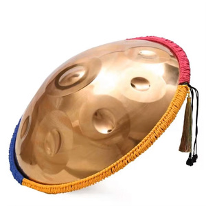 กลองเหล็กสแตนเลสทำด้วยมือขนาด22นิ้วความสูง10นิ้วสำหรับเครื่องดนตรีขนาดเล็กที่ทำจากเรโซแนนซ์ - Product Image 2