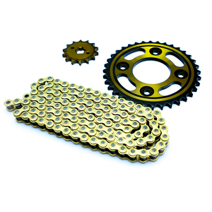 Kit de transmissions de <span class=keywords><strong>moto</strong></span> durable 420 428, ensemble de pignons et de chaînes de haute qualité pour Kasinski Win 110 - Product Image 1