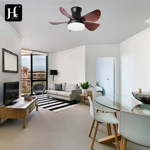 Ventilateur de 28 pouces, avec éclairage et variateur de vitesse à distance, moteur DC réversible, pales en ABS ; adapté aux chambres et aux salons - Product Image 6