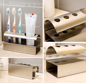 Accessori Organizer slot per cartoni animati supporto per dentifricio supporto per spazzolino da denti per bambini in <span class=keywords><strong>acciaio</strong></span> inossidabile - Product Image 5