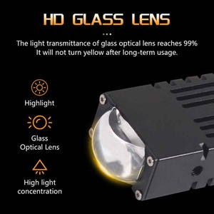 Sanvi U39 Mini Grille <b>Projector</b> Lens Headlights 12V Car Lamp <b>Lighting</b> System Lossless Installation New Auto <b>Lighting</b> - Product Image 3