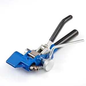 Thép không gỉ Tie kìm thép không gỉ baling Machine Cutter tightener bundling tự khóa quan hệ cuộn băng Công Cụ Đóng Gói