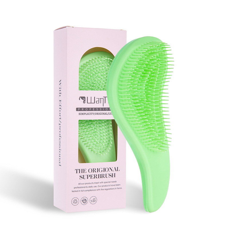 Peigne à cheveux vert