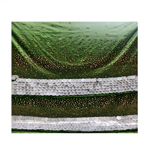 A.K. Robe élégante en taffetas de soie perlée, broderie, occasions spéciales, vêtements traditionnels, vêtements africains pour femmes - Product Image 1