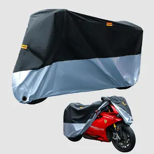 190T Polyester Taft Pvc-Coating Op Maat Gemaakte Waterdichte Zonnebrandcrème Stofdichte Motorhoes