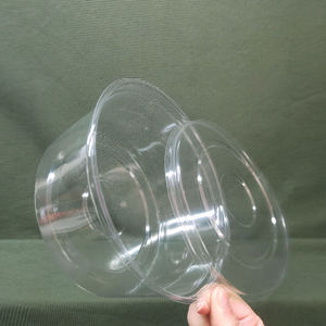 Plateau en PET transparent Liancheng 1050 ml personnalisé pour l'emballage des fruits, gâteaux, salades, en-cas, desserts, avec couvercle - Product Image 4