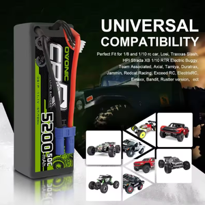 Ovonic 3S Lipo Pin 50c 5200mAh 11.1V LiPo pin với ec5 nối <span class=keywords><strong>arrma</strong></span> 1/5 1/8 1/10 <span class=keywords><strong>RC</strong></span> xe tải Buggy Truggy crawlers - Product Image 4