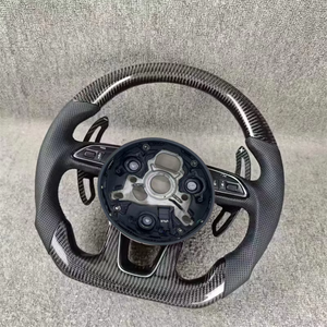 Volant en fibre de carbone pour <span class=keywords><strong>Audi</strong></span> B9 A3 A4 A5 RS3 RS4 RS5 S3 S4 S5 A6 A8 Q5 Q7 R8 TT Mk2 Mk3 8N RS TT R8 S6 RS7 B8.5 B8 - Product Image 4