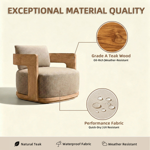 Chaise longue en teck naturel durable pour l'extérieur, réglable, avec mousse à séchage rapide, idéale pour <span class=keywords><strong>les</strong></span> projets de resorts, clubs de plage et hôtels - Product Image 3