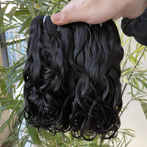 Venta al por mayor 12 pulgadas Funmi Raw Hair Bundle Closure Nigeria Venta caliente doble dibujado virgen cutícula alineada indio Remy Hair Proveedor - Product Image 6