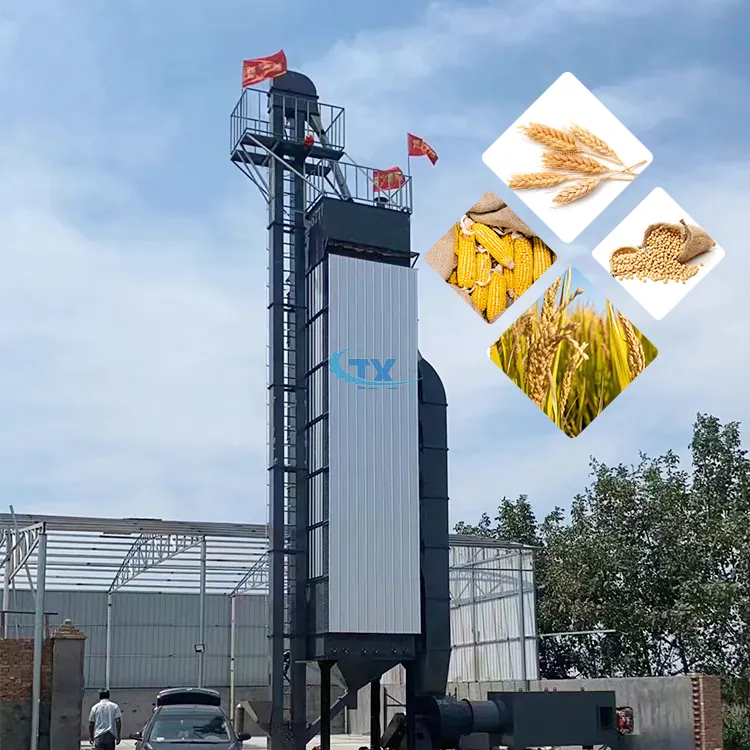 Agricultura Vertical Arroz Maíz Máquina secadora de maíz Control de temperatura Secador de granos