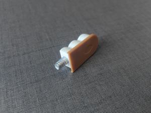 Sistema de elevación de puertas de gabinete 3 en 1 de acero y plástico con tornillo, perno y cierre de leva, mini sistema de fijación con zincado, montaje en pared, herrajes no desmontables - Product Image 4