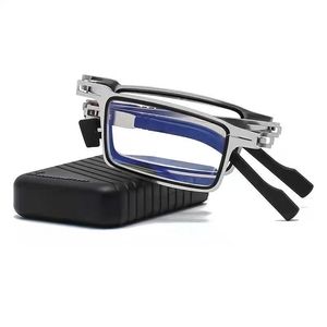 Lunettes de lecture rondes carrées PC pliables claires blanches fines correctrices grossissantes optiques universelles unisexes TY RC619-B - Product Image 6