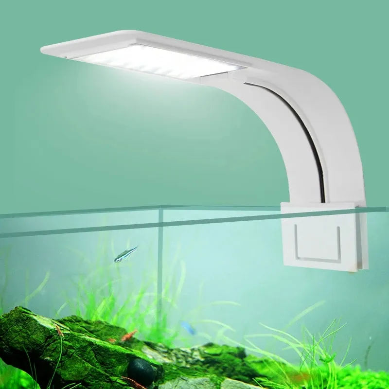 Super Slim 5W/10W/15W Aquatic Plant Verlichting Waterdicht Clip-On Lamp Voor Fish tank Led Aquarium Licht Groeien