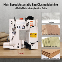 Machines à coudre les sacs industriels entièrement automatiques DS-9C pour la fermeture des sacs de riz, vente chaude