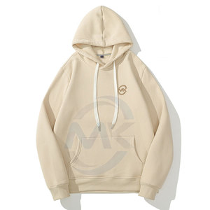 Sudaderas con capucha de hombro caído de calidad superior para hombre, diseño único de cremallera, patrón sólido bordado, cuello con capucha, último estilo para invierno - Product Image 1