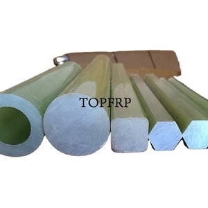 High Voltage Resistant FRP <b>Epoxy</b> <b>Resin</b> Fiberglass Insulation Rod - Product Image 6