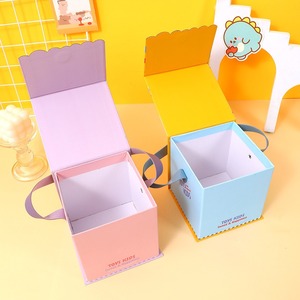 Boîte d'emballage portable et mignonne pour bonbons, biscuits et cadeaux pour enfants, personnalisable selon les besoins - Product Image 3