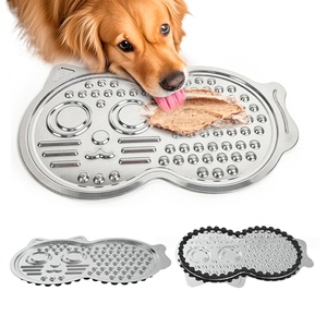 แผ่นเลียสแตนเลสสำหรับสุนัขและแมว ของเล่นชาม/ถาดป้อนอาหารช้า อุปกรณ์สัตว์เลี้ยง ขายส่ง ขนาดใหญ่ - Product Image 5