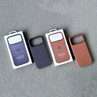 Coques de Téléphone en Cuir Techwoven Tendance JOYPORODO L163 pour iPhone 15 16 17 Pro Max, Housse Arrière Magnétique Luxe