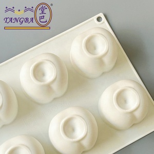 Moule en Silicone 3D Tangba 8 Cerises, Rond, pour Pâtisserie Française, Gâteau aux Fruits, Mousse et Pâtisseries - Product Image 4