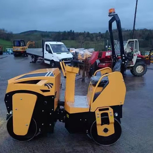 Low Price 1ton 2 Ton 3 Ton <b>Vibrating</b> Compaction Vibratory Rolller Machine Asphalt Ride on <b>Mini</b> Compactor Road Roller - Product Image 3