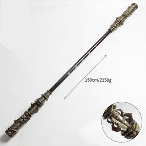 Groothandel Zwarte Mythe Wukong Volkskunst Speelgoedzwaard Jingu Bang Wapen Sun Wukong Kostuum Gouden Cadeau Metaal Ambachten Huisdecoratie - Product Image 2