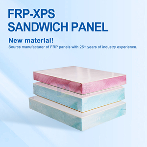 Panel Sándwich de Lana de Roca a Precio Económico, Panel Sándwich de PU Ignífugo e Insonorizante, Proveedores de Paneles de Pared Impermeables de FRP, Faldón Lateral de Fibra de Vidrio FRP - Product Image 4