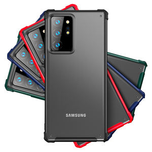 Mejor venta mate transparente a prueba de golpes a prueba híbrido PC parachoques del TPU caja de lujo del teléfono celular para Samsung Nota 20 Ultra - Product Image 6