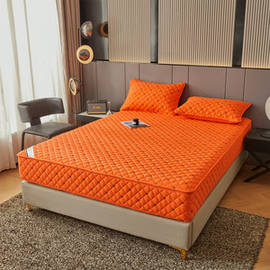 Drap-housse de luxe brodé H en tissu brossé doux, avec élastique sur tout le contour, protection intégrale du <span class=keywords><strong>matelas</strong></span>, housse de lit - Product Image 5