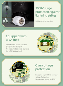 Akıllı RF LED ışık ampul soket adaptörü E26/E27 lamba tutucu Alexa ses kontrolü akıllı yaşam App kontrolü akıllı ev IP66 anahtarı - Product Image 4