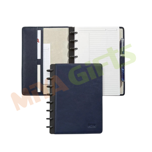 Cubierta Personalizada para Agenda <span class=keywords><strong>con</strong></span> Logotipo en Relieve, Diseño de Cuero Lichi Pebble, Tamaño Carta, <span class=keywords><strong>con</strong></span> Bolsillo - Product Image 6