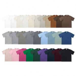 เสื้อยืดผู้ชายคุณภาพสูง 280gsm ผ้าฝ้าย 100% หนานุ่ม สไตล์ฮิปฮอป สตรีทแวร์ พิมพ์ลาย DTG ตามสั่ง ทรงโอเวอร์ไซส์ - Product Image 1