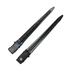 Lot de 20 pinces à cheveux en métal noir durables de 9 cm, type bec de canard, pour coiffure DIY et extensions capillaires - Product Image 3