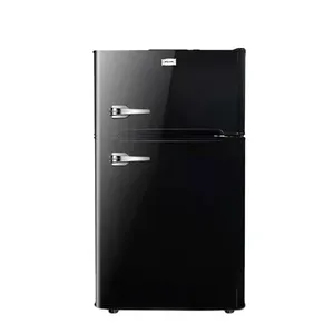 BCD-108高品质108L双门房间直接冷却温度控制冰箱迷你冰箱和冰柜